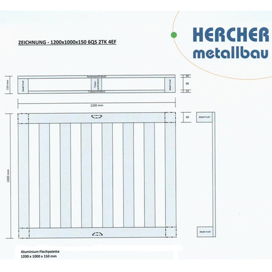 Hercher Industripall Aluminium 4