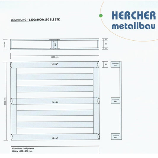 Hercher Industripall Aluminium 5