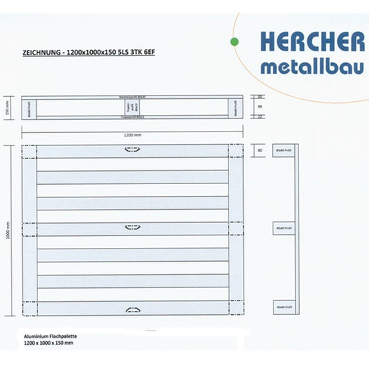 Hercher Industripall Aluminium 7